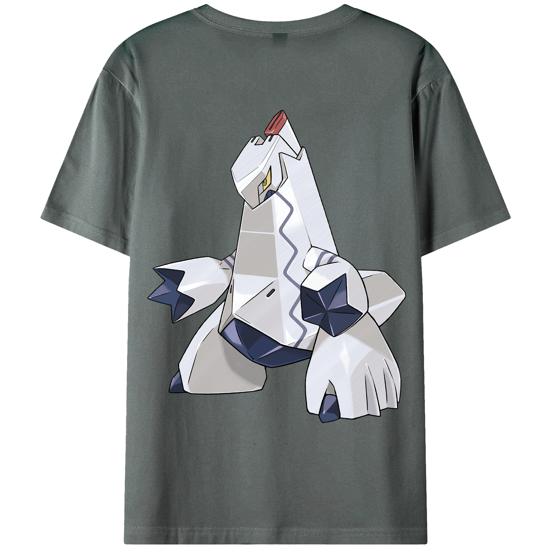 （画像用） ポケットモンスター Pokémon 綿100％ メンズ半袖Tシャツ（バックプリント） 通気性